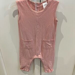 Smash + Tess Baby Pink Sleeveless Romper 6-12’m